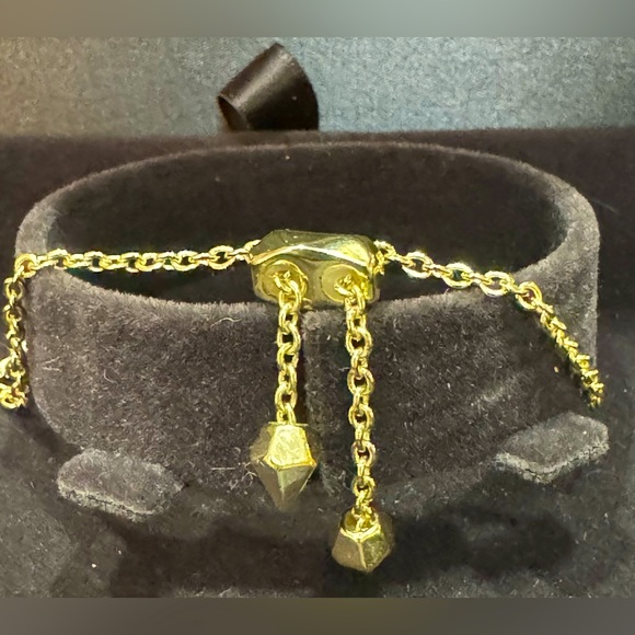 Kendra Scott Ruby colored and gold bracelet - Picture 4 of 4